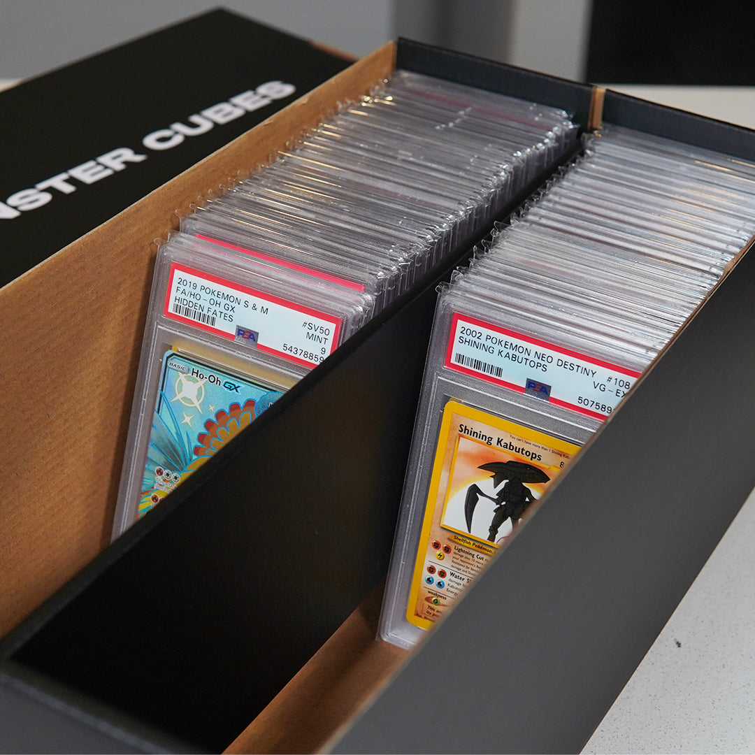 Cardboard Graded Card Storage Box